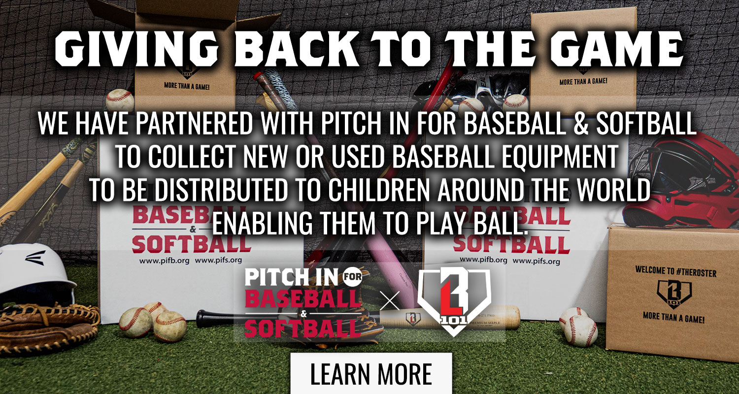 PIFBS Partners with Baseball Lifestyle 101 for an Equipment Collection!