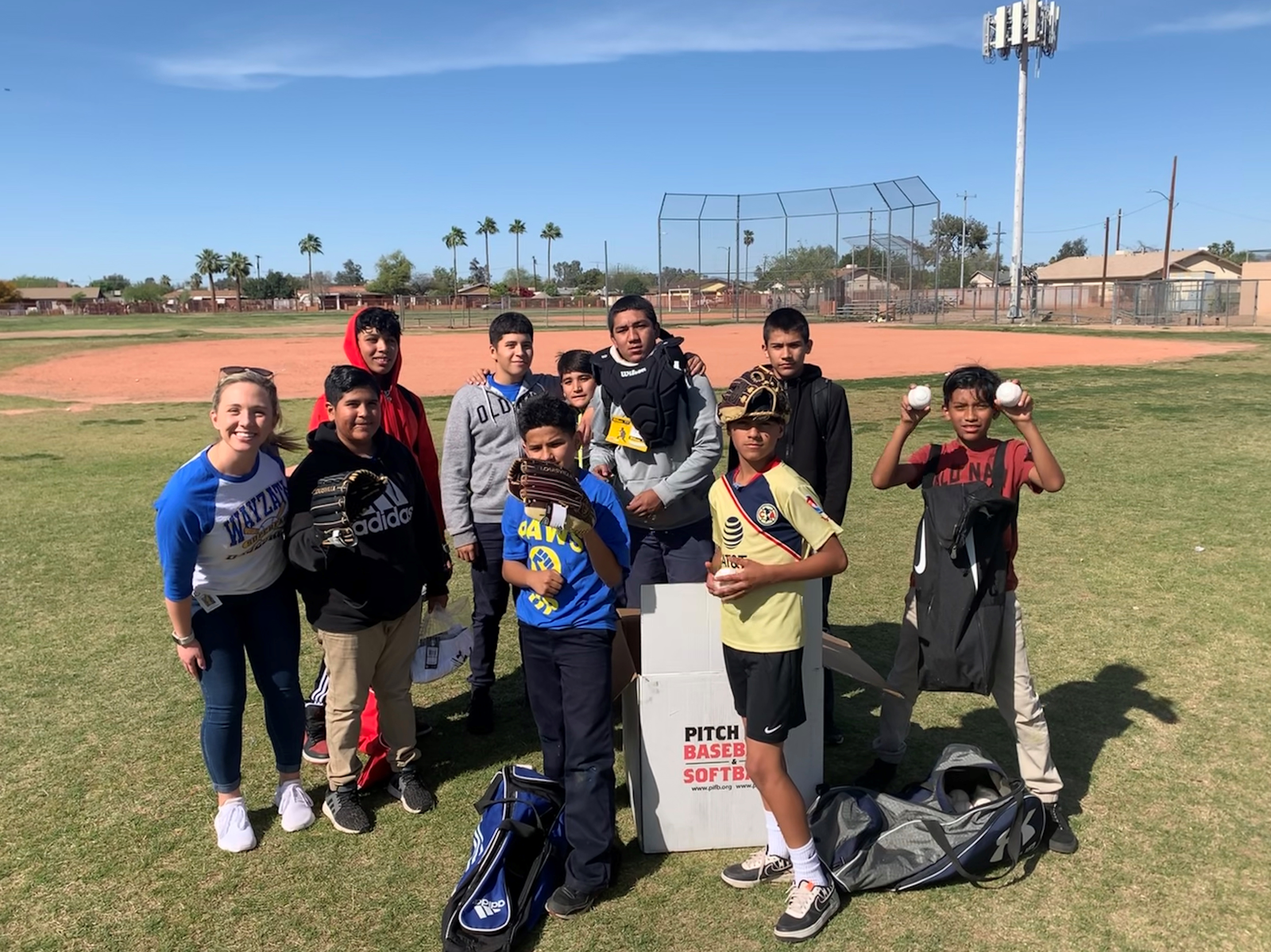 Baseball Breeds Connection and Motivation for Kids at Isaac Middle School